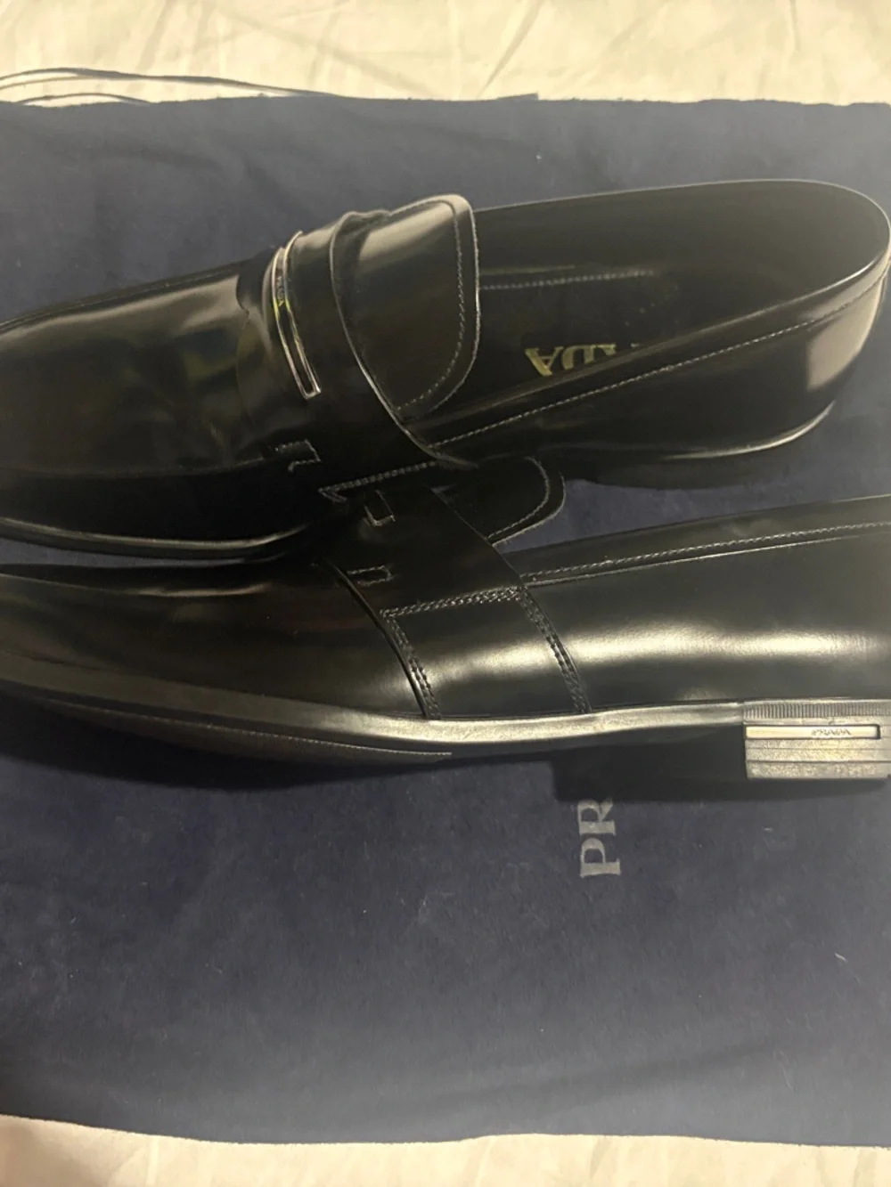 Prada shiny black